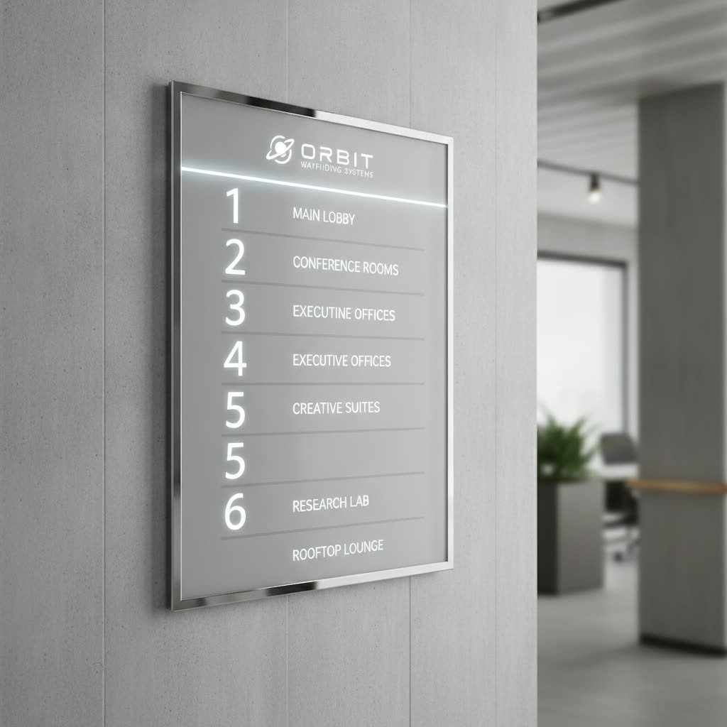 Wayfinding Signs — design concept